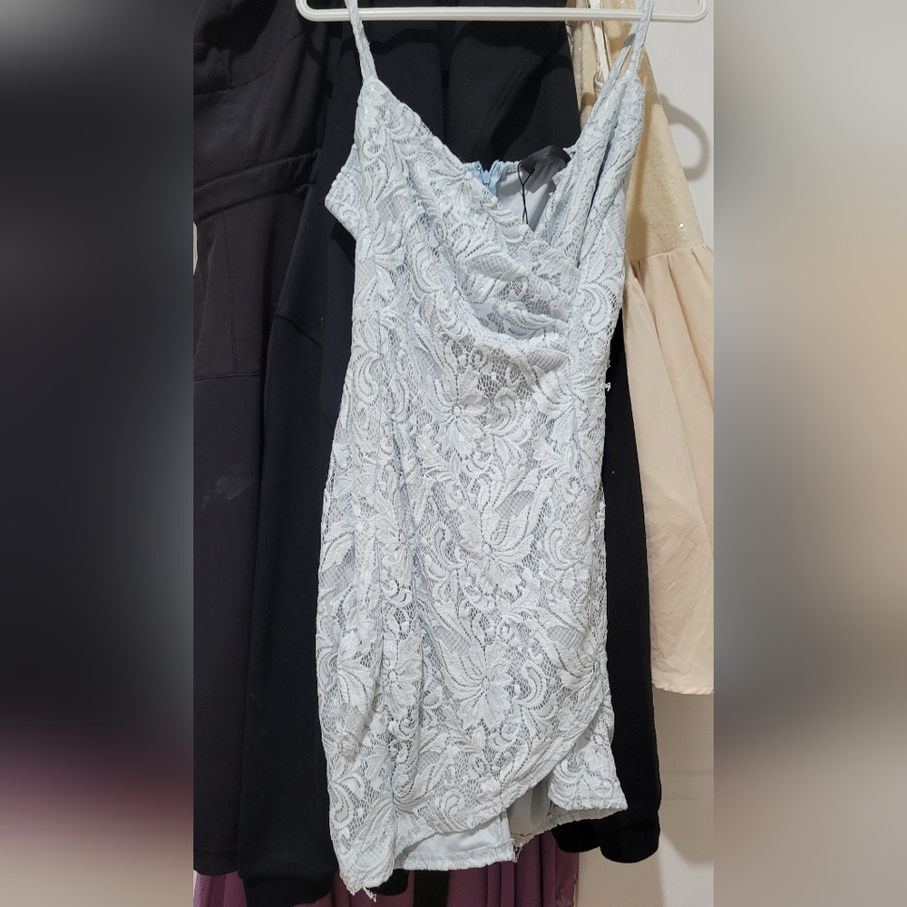 Tulip hem, wrap style bodycon